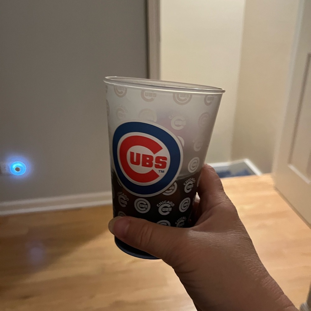 Chicago Cubs Logo Plastic Cup